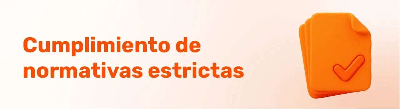Ícono de documentos aprobados en 3D, simbolizando el cumplimiento de normativas estrictas en el sector financiero.