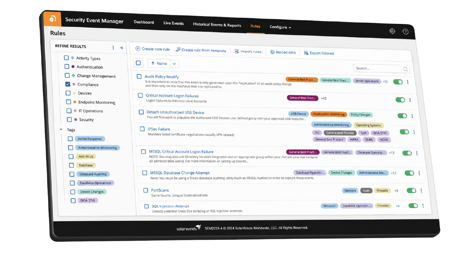 sem dashboard 1
