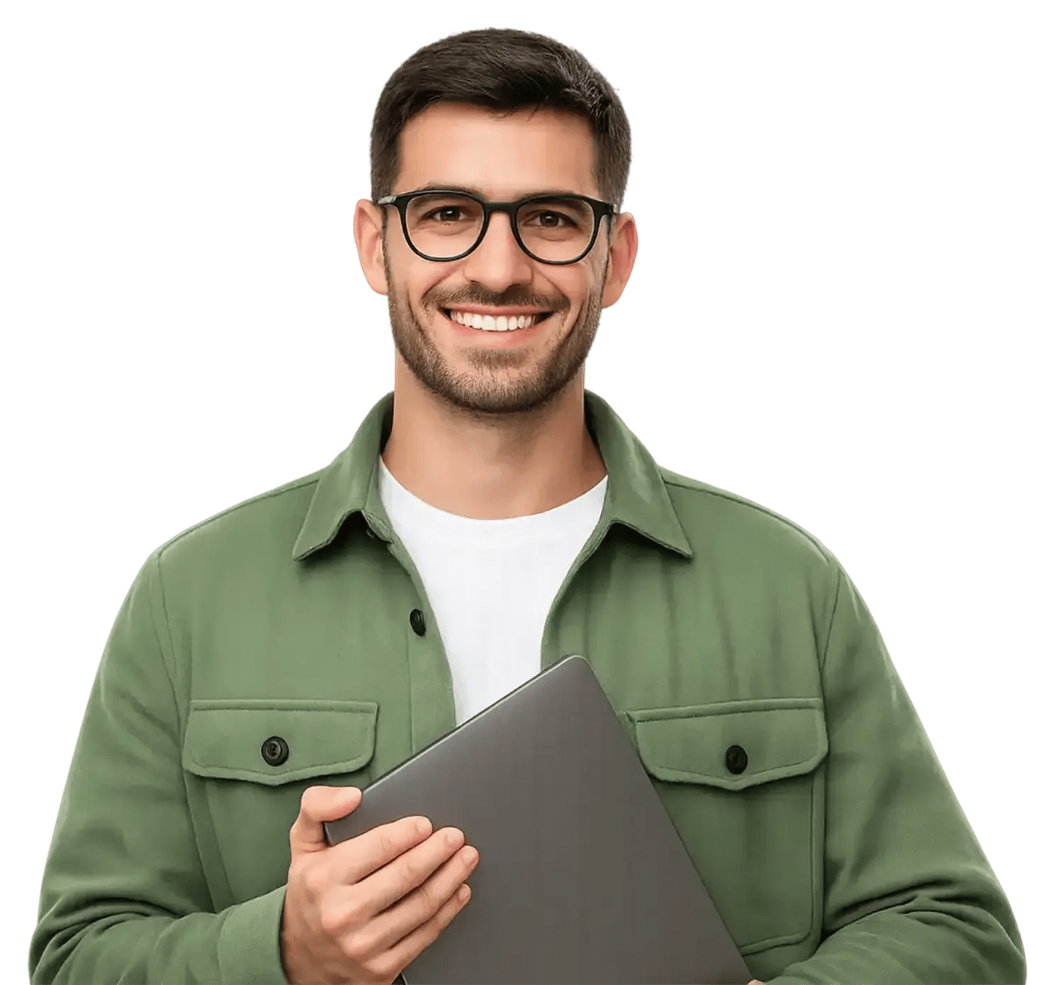 hombre-con-gafas-sosteniendo-tablet-estilo-hiperrealista-movile