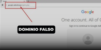 piratas informáticos dominio falso