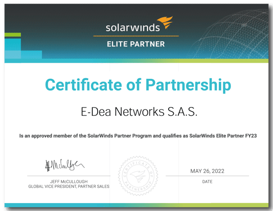 certified elite partner solarwinds 2022-02