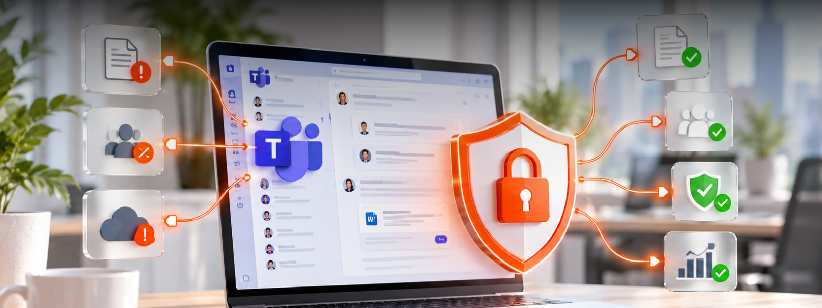 Seguridad en Microsoft Teams control de riesgos TI