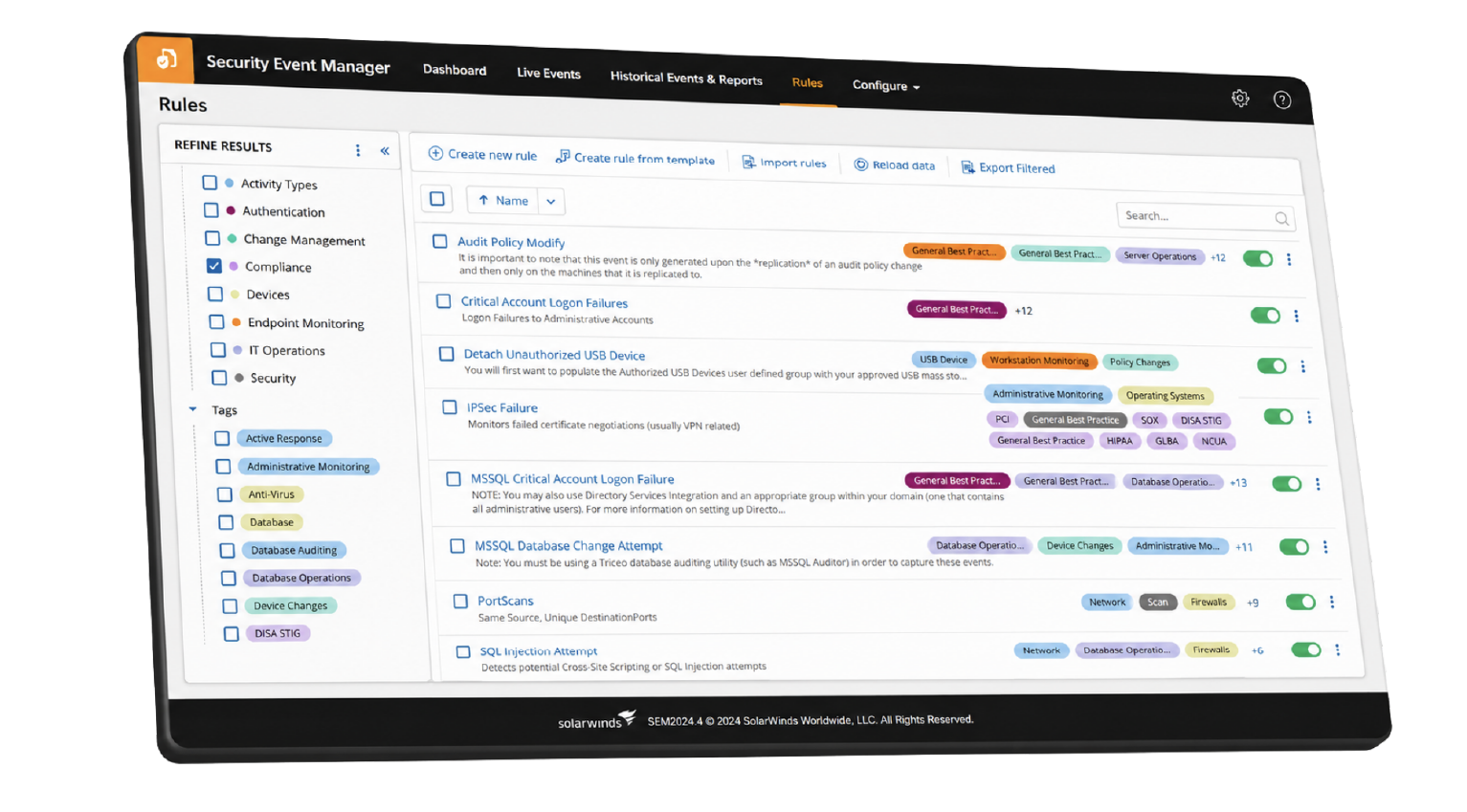 sem dashboard 1