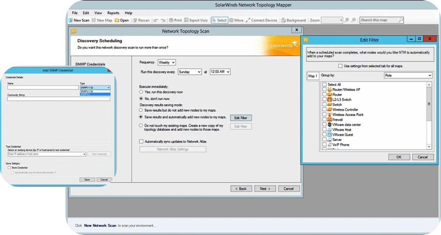 SolarWinds Network Topology Mapper