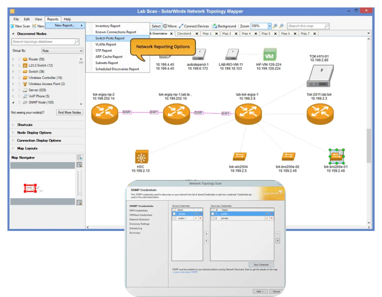 SolarWinds Network Topology Mapper