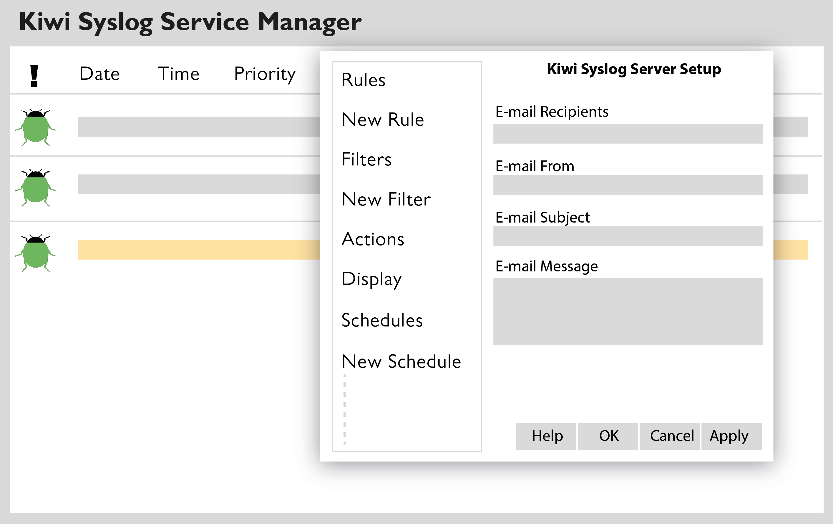 kiwi syslog server solarwinds